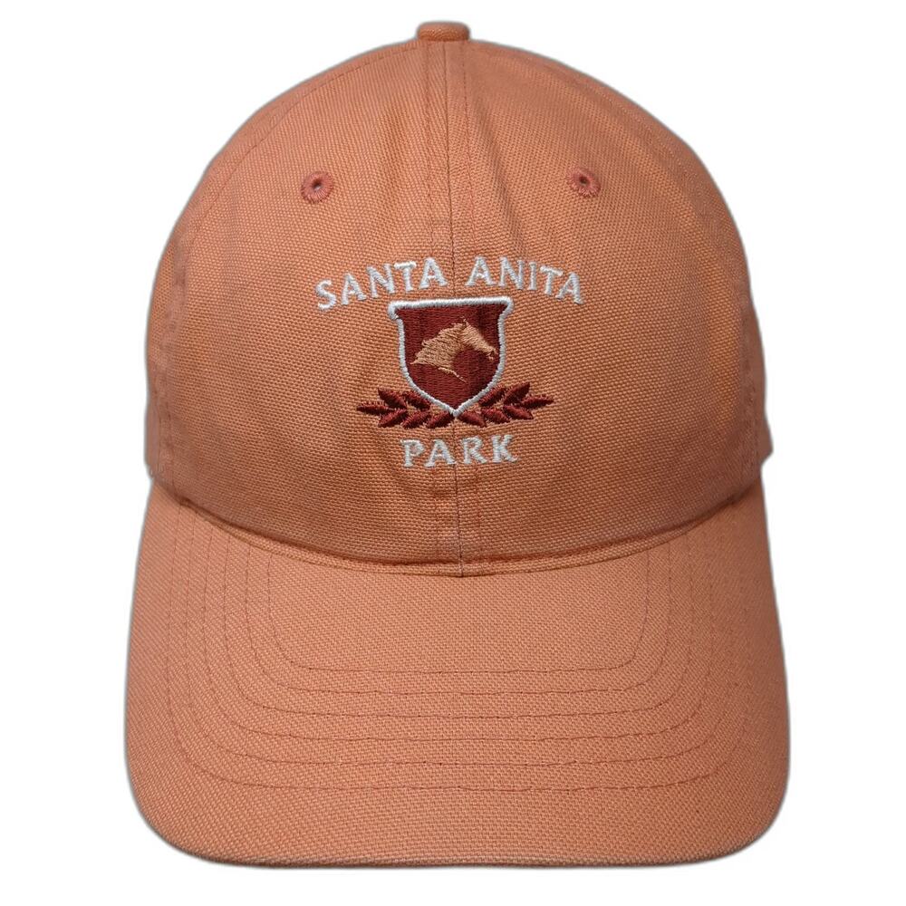 Gear For Sports Santa Anita Park Baseball Cap Orange One Size Horse Racing Crest